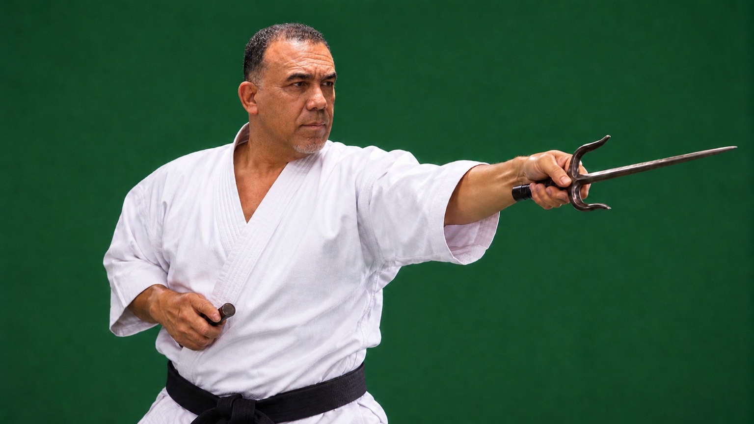 Kobudo sai demonstration